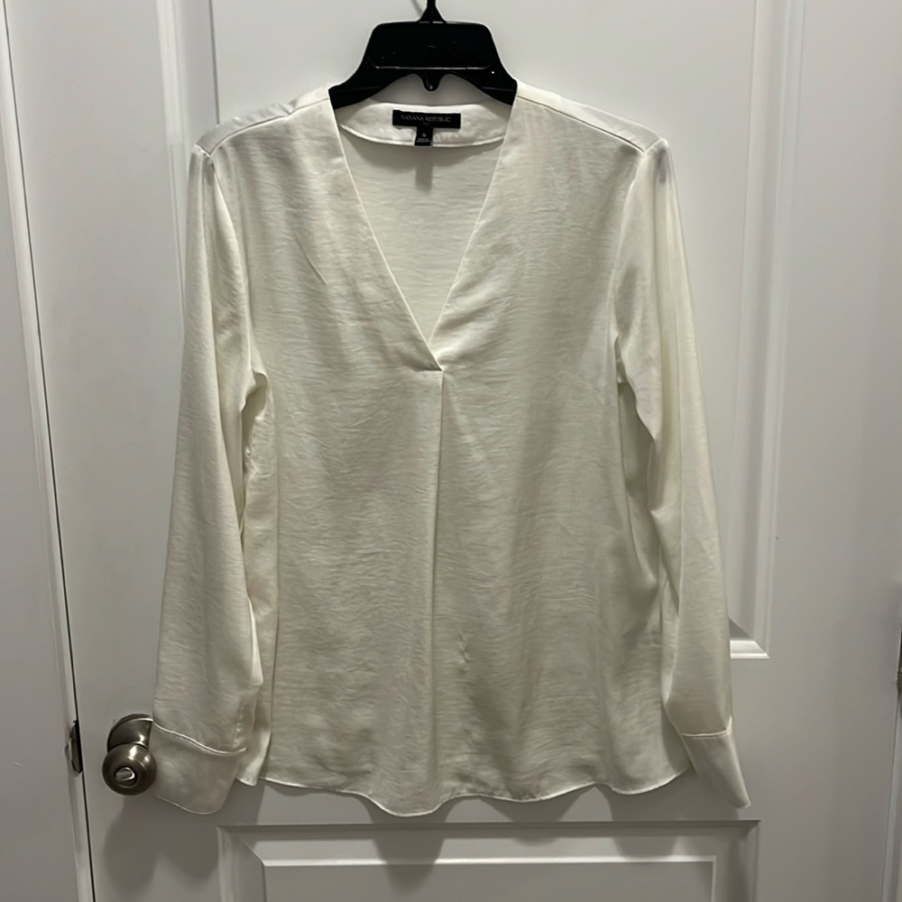 Cream blouse